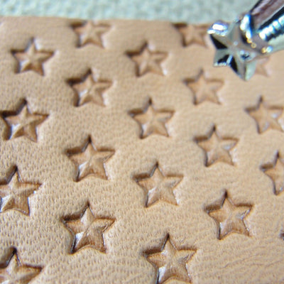 O610 Small Star Geo Leather Stamp - Kyoshin Elle | Pro Leather Carvers