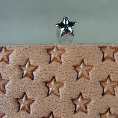 O610 Small Star Geo Leather Stamp - Kyoshin Elle | Pro Leather Carvers
