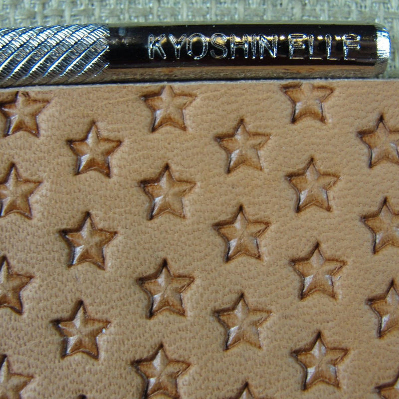 O610 Small Star Geo Leather Stamp - Kyoshin Elle | Pro Leather Carvers