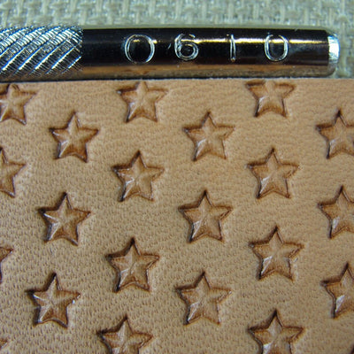 O610 Small Star Geo Leather Stamp - Kyoshin Elle | Pro Leather Carvers