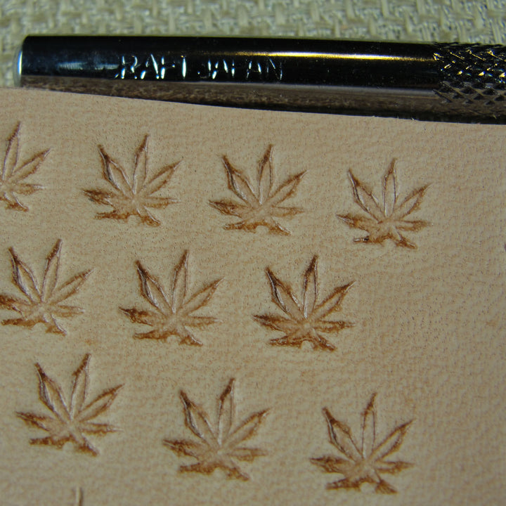 O66 Extra Small Marijuana Leaf Leather Tool | Pro Leather Carvers