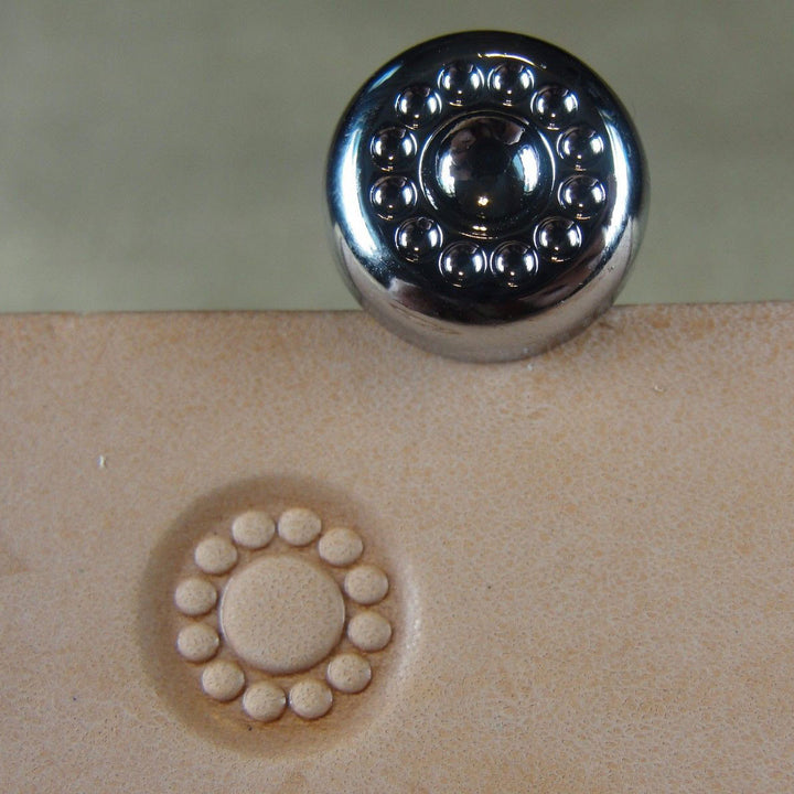 PJ040 12-Seed Flower Center Leather Stamp | Pro Leather Carvers
