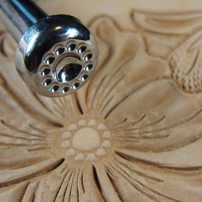 PJ040 12-Seed Flower Center Leather Stamp | Pro Leather Carvers