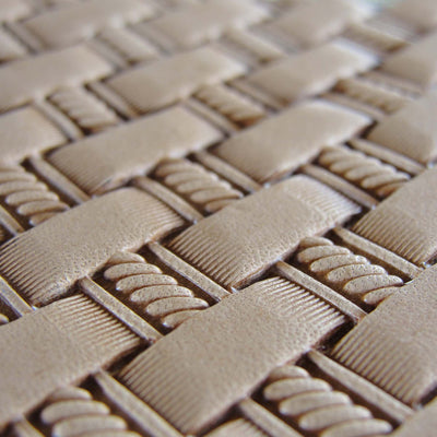 Rope Basket Weave Stamp - Stainless Steel | Pro Leather Carvers