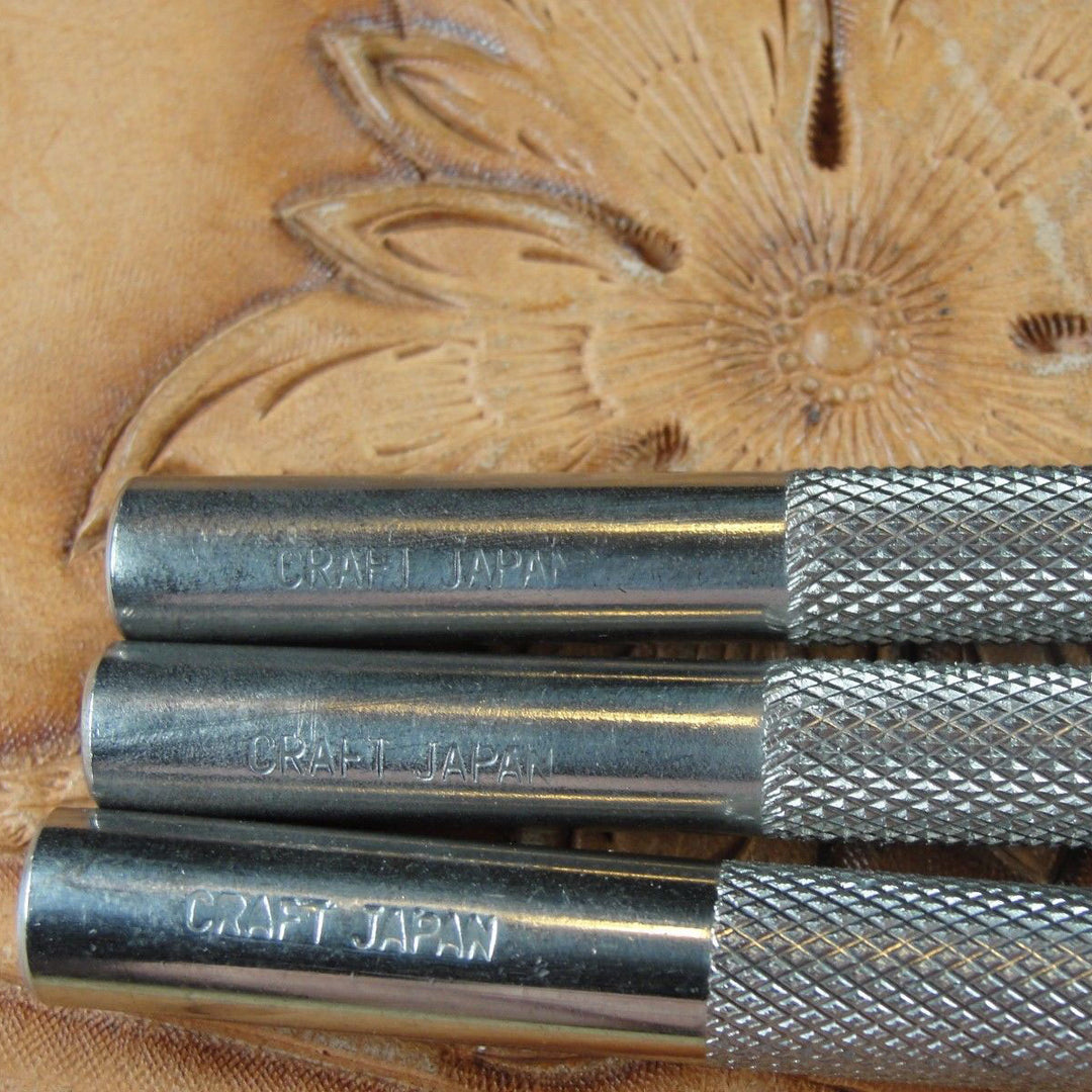 Stainless Flower Center Leather Stamp Set | Pro Leather Carvers