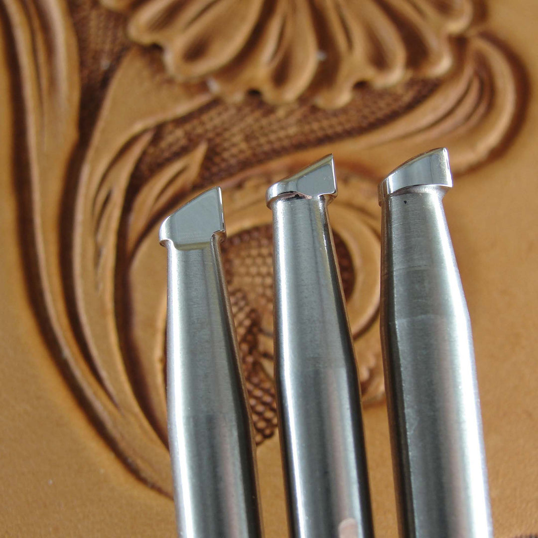 Smooth Steep Angle Bevelers - Stainless Steel | Pro Leather Carvers