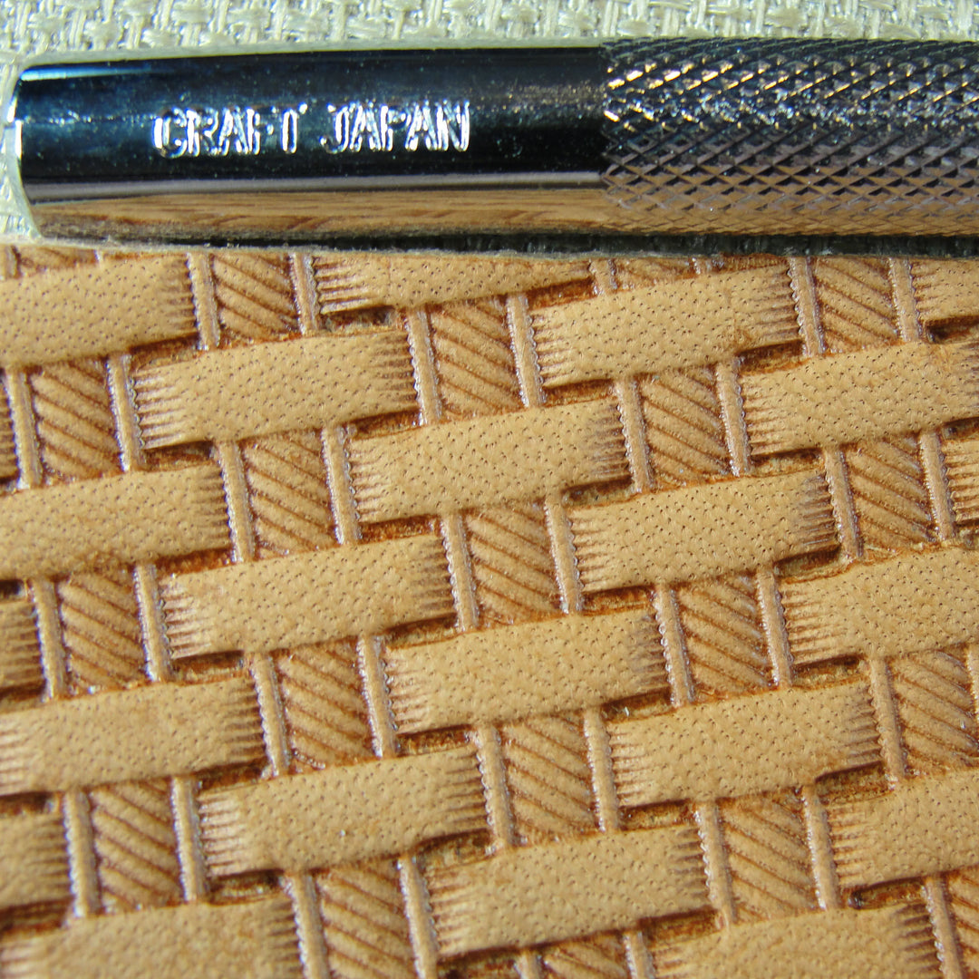 X500-2 Rope Basket Weave Leather Stamp - Japan | Pro Leather Carvers