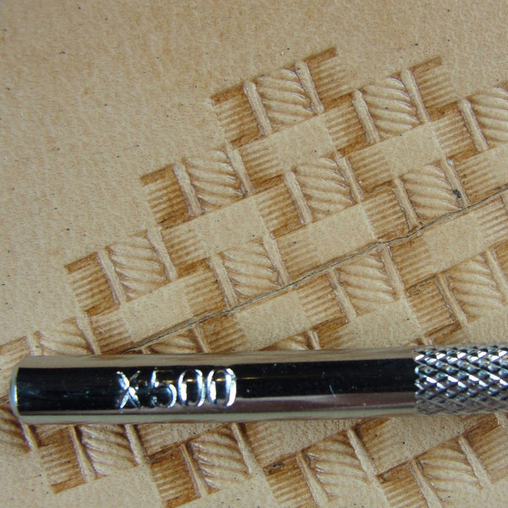 X500 Rope Basket Weave Leather Stamping Tool | Pro Leather Carvers