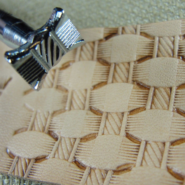 X513 Hourglass Rope Basket Weave Leather Tool | Pro Leather Carvers