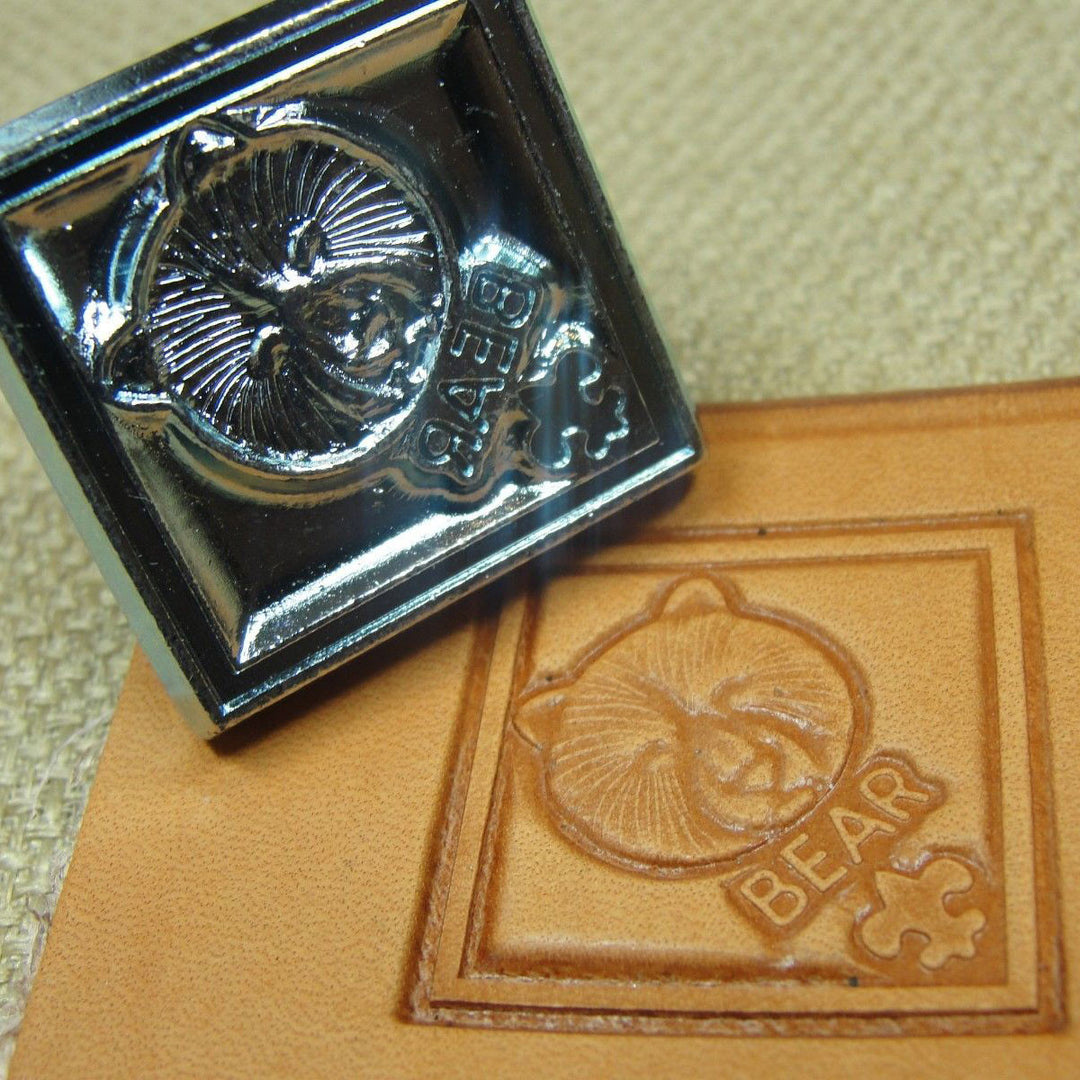 3D Bear Scouts Logo Leather Stamp | Pro Leather Carvers