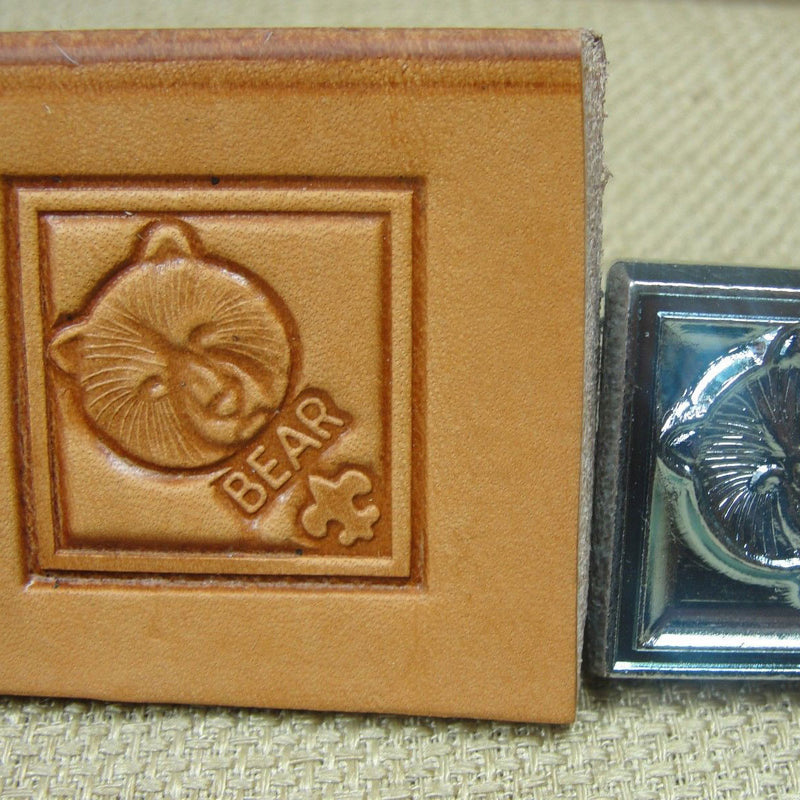 3D Bear Scouts Logo Leather Stamp | Pro Leather Carvers