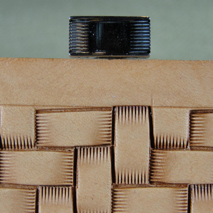 Brick w/ Lines Geo Leather Stamp - Barry King | Pro Leather Carvers