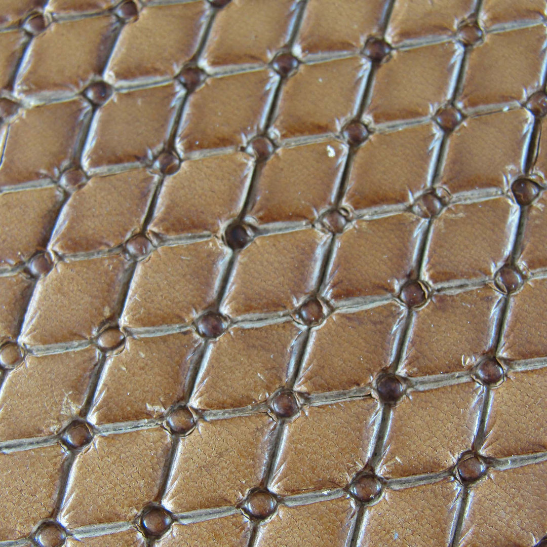 Small Quilted Geometric Pattern Stamp, Stainless | Pro Leather Carvers