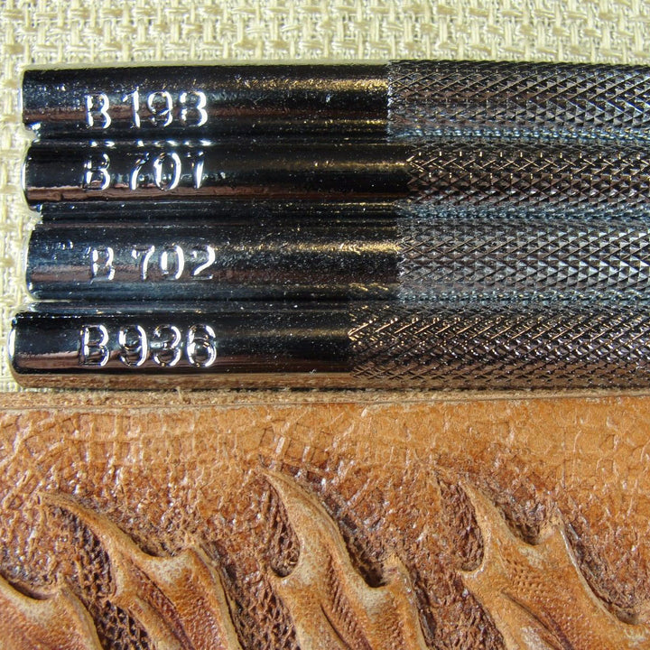 Checkered Beveler Leather Stamp Set - Japan | Pro Leather Carvers