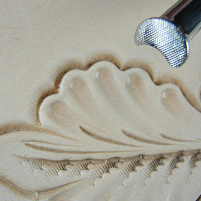 Checkered Crowner Leather Stamp - Barry King | Pro Leather Carvers