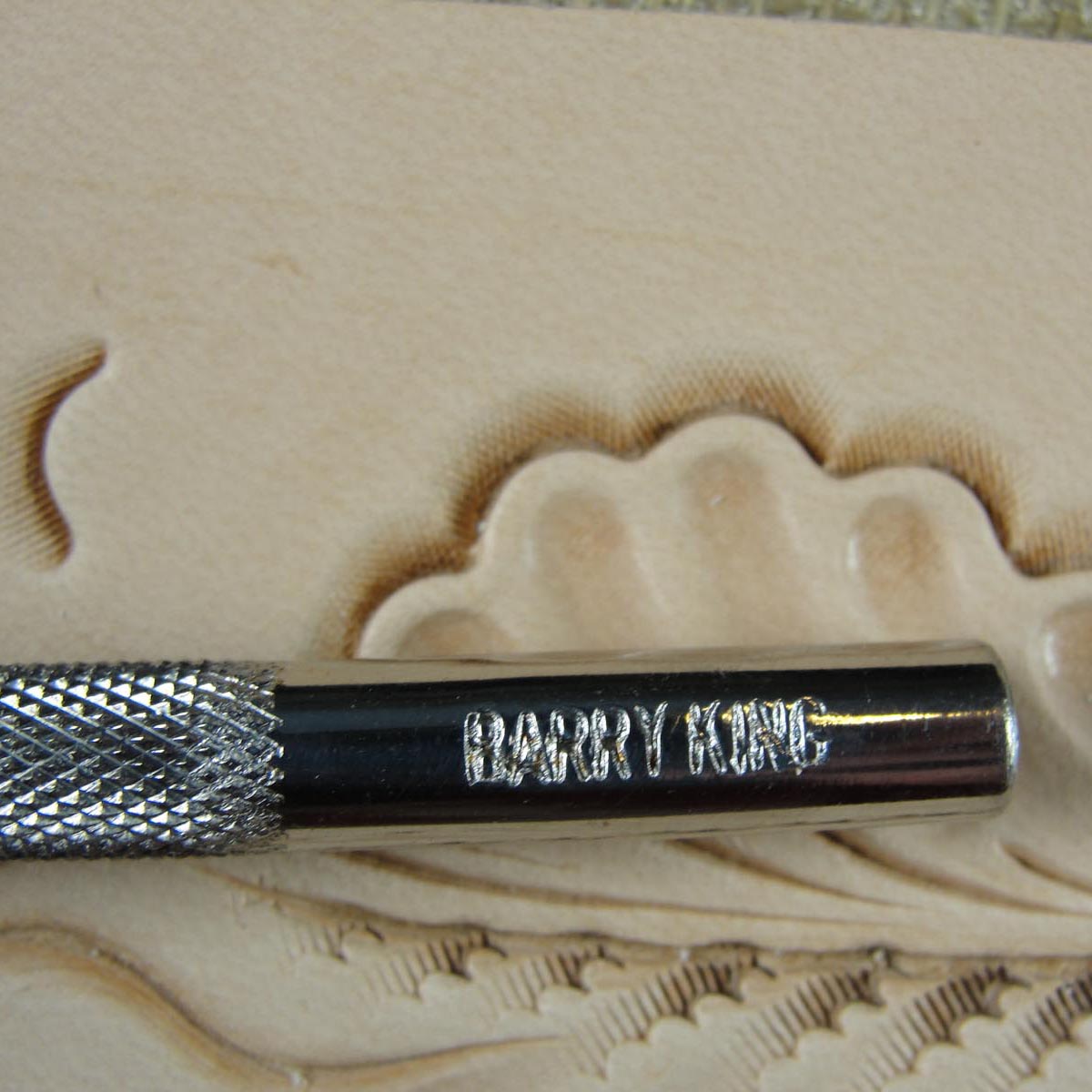 Checkered Crowner Stamp, Barry King Leather Stamping Tool