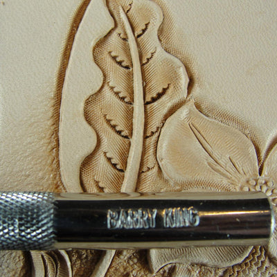 Checkered Turnback Leather Stamp - Barry King | Pro Leather Carvers