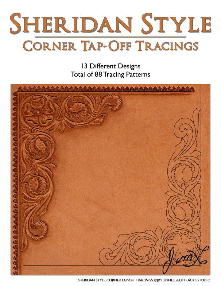 Sheridan Style Corner Tap-Off Tracings | Pro Leather Carvers