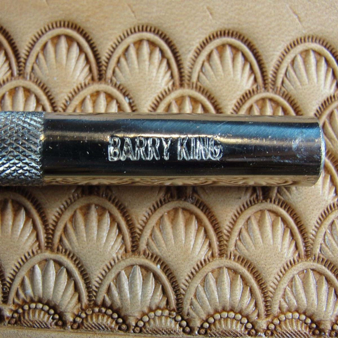 Crescent Shell Geo Leather Stamp - Barry King | Pro Leather Carvers