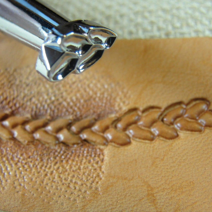 D441 Small Double Braid Leather Stamp - Pro Leather Carvers