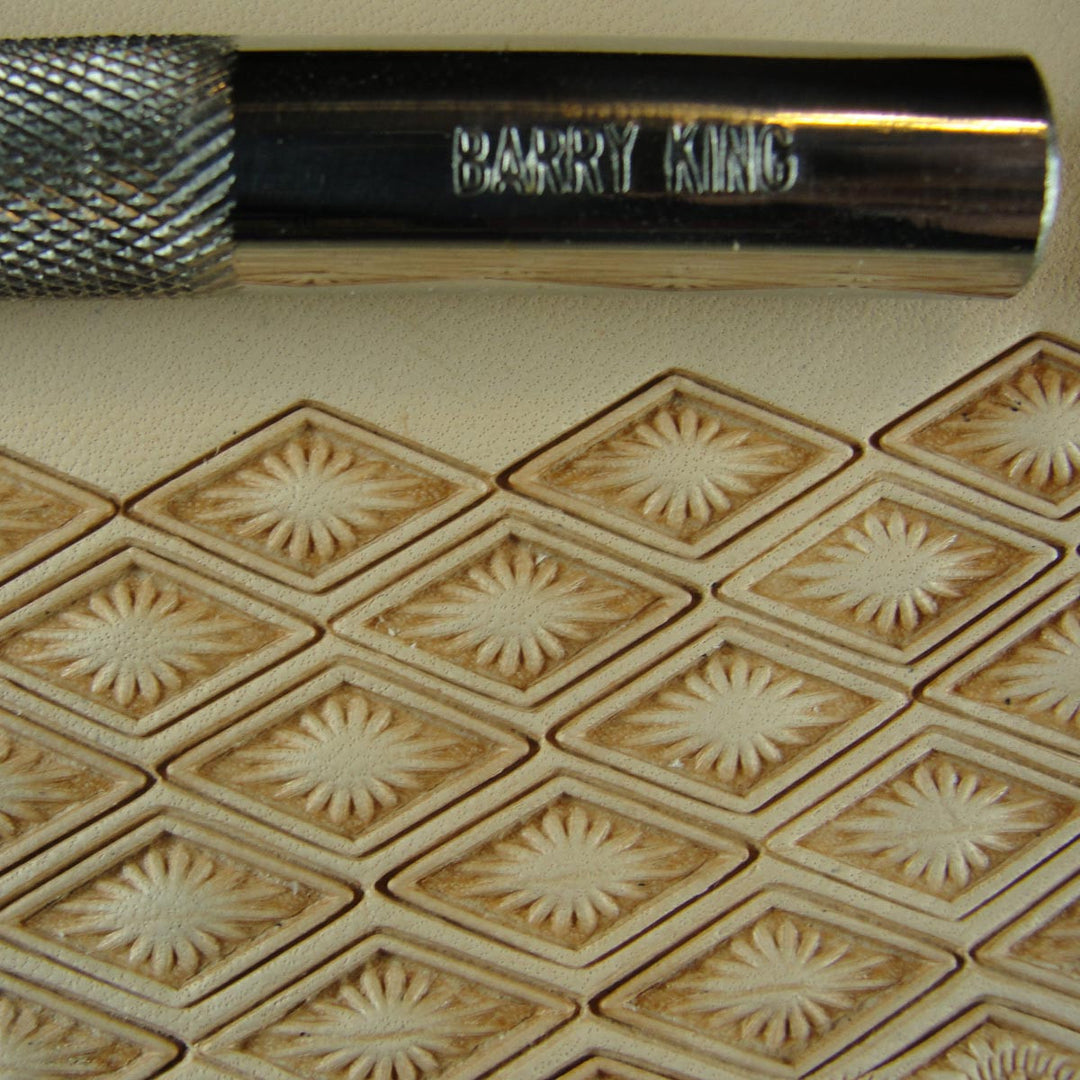 Diamond Lined Geo Leather Stamp - Barry King | Pro Leather Carvers