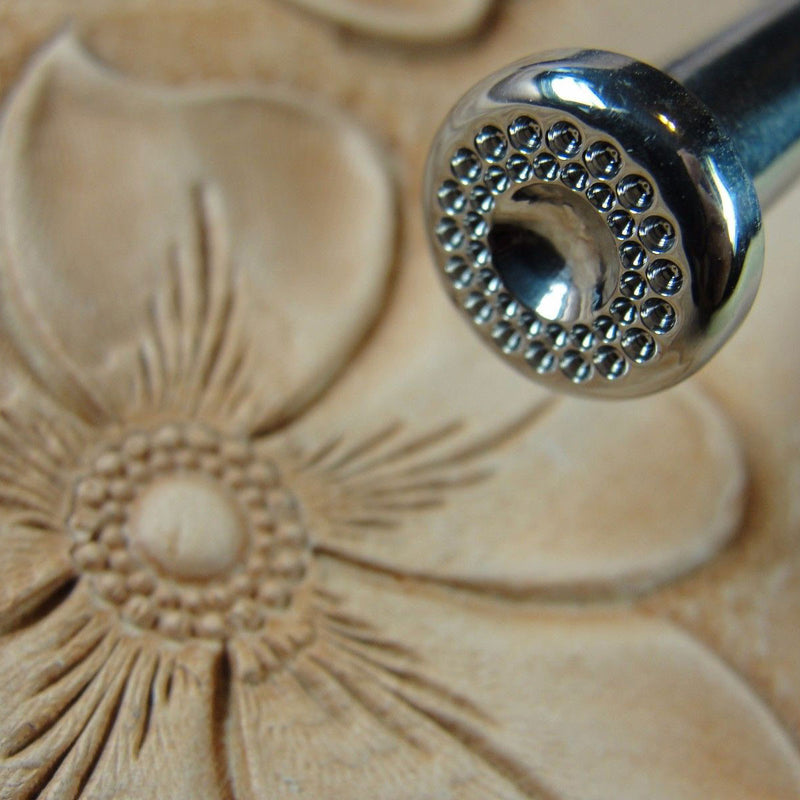 Double Row Flower Center Stamp - Barry King | Pro Leather Carvers