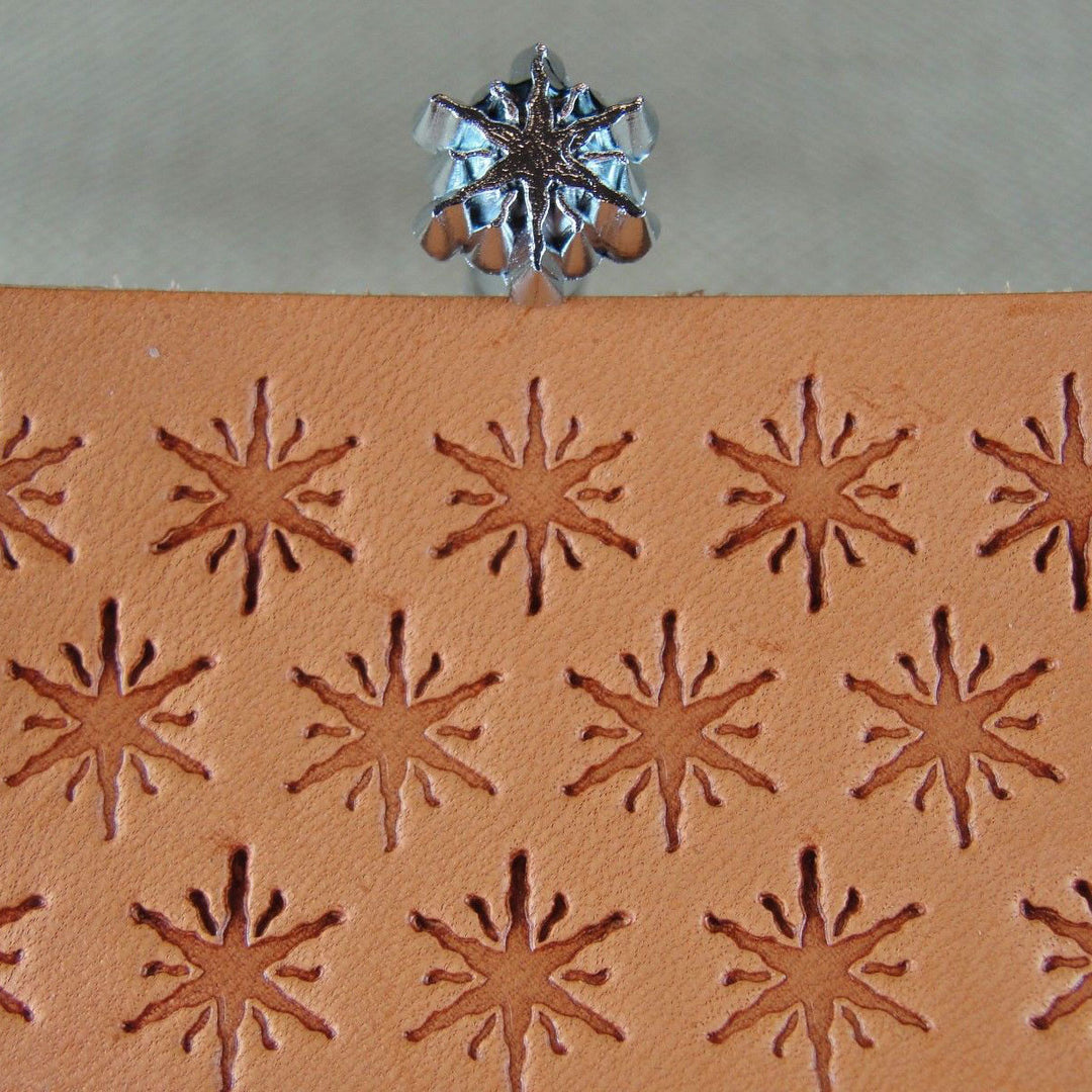 E261 Geometric Star Leather Stamp - Craft Japan | Pro Leather Carvers