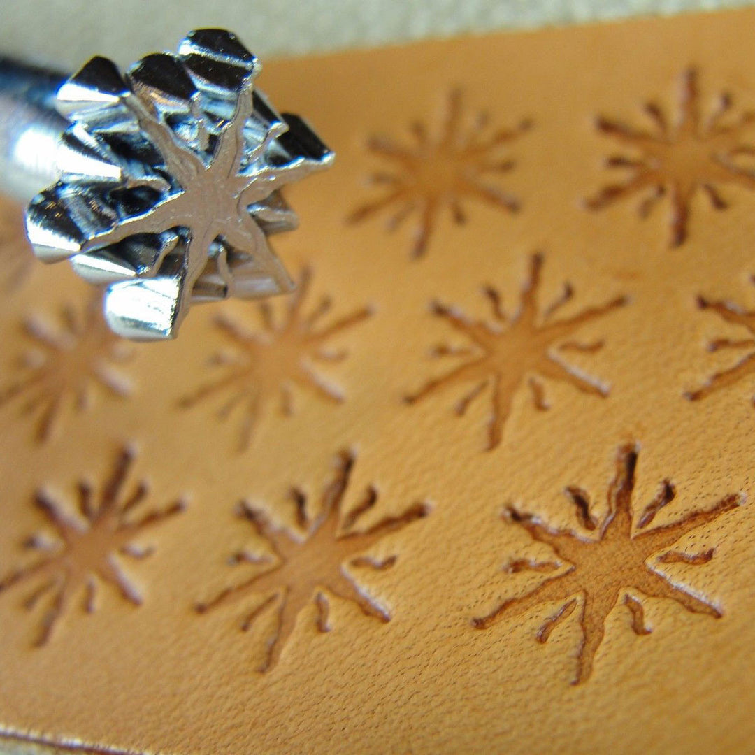 E261 Geometric Star Leather Stamp - Craft Japan | Pro Leather Carvers