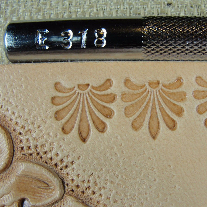 E318 Floral Border Leather Stamp - Craft Japan | Pro Leather Carvers