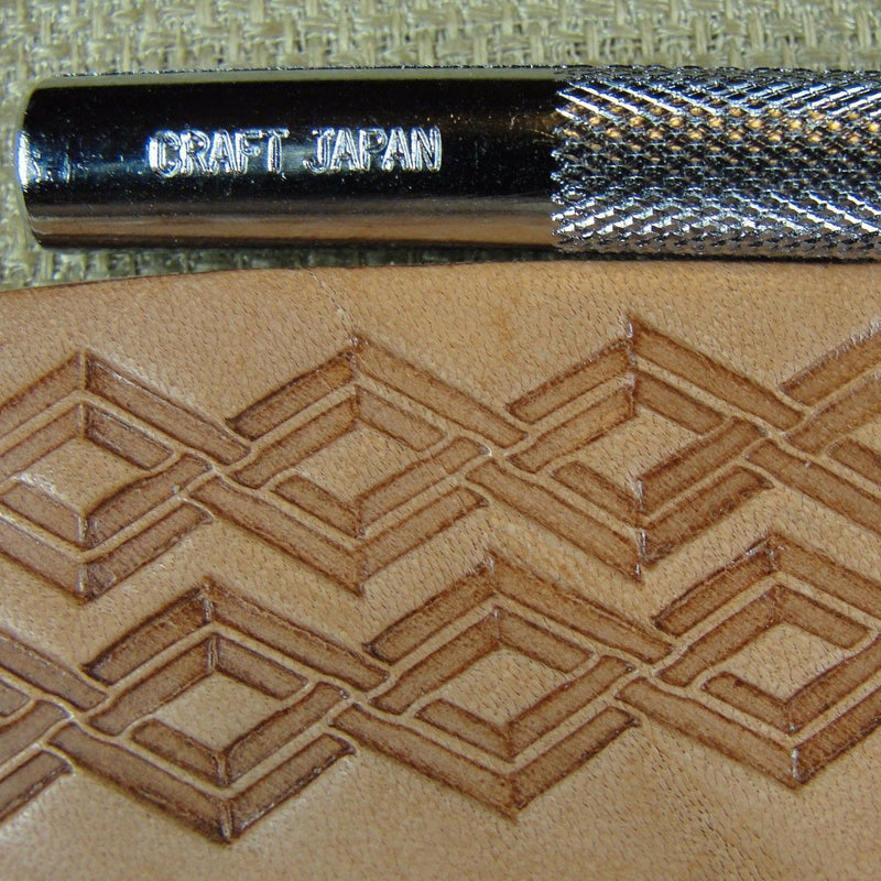 E337 Geometric Leather Stamp - Craft Japan | Pro Leather Carvers