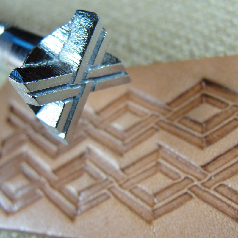 E337 Geometric Leather Stamp - Craft Japan | Pro Leather Carvers