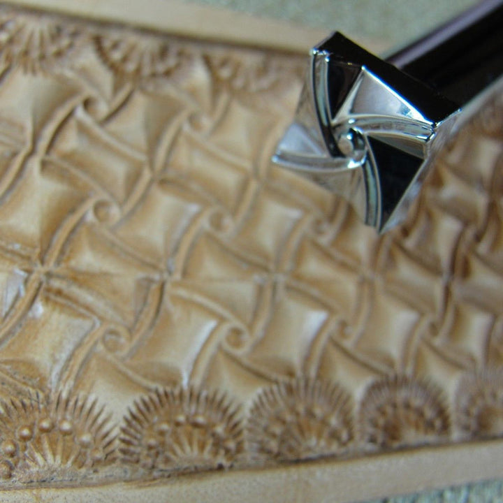 E685-S Small Crazy Legs Geometric Leather Stamp | Pro Leather Carvers