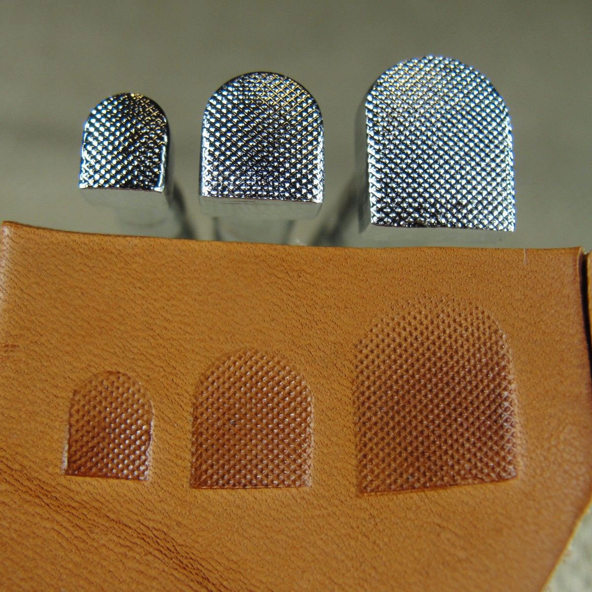 Fine Checkered Matting Background Leather Tools | Pro