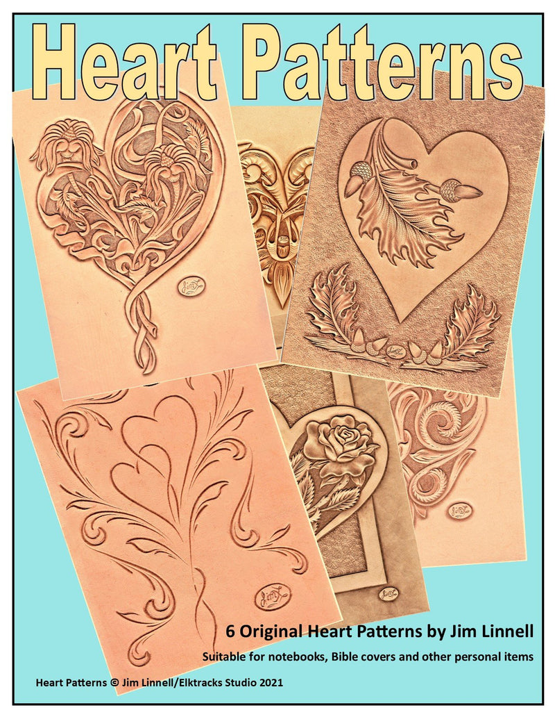 Heart Patterns for Leather by Jim Linnell | Pro Leather Carvers