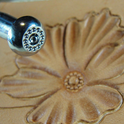 J520 12-Seed Flower Center Leather Stamp | Pro Leather Carvers