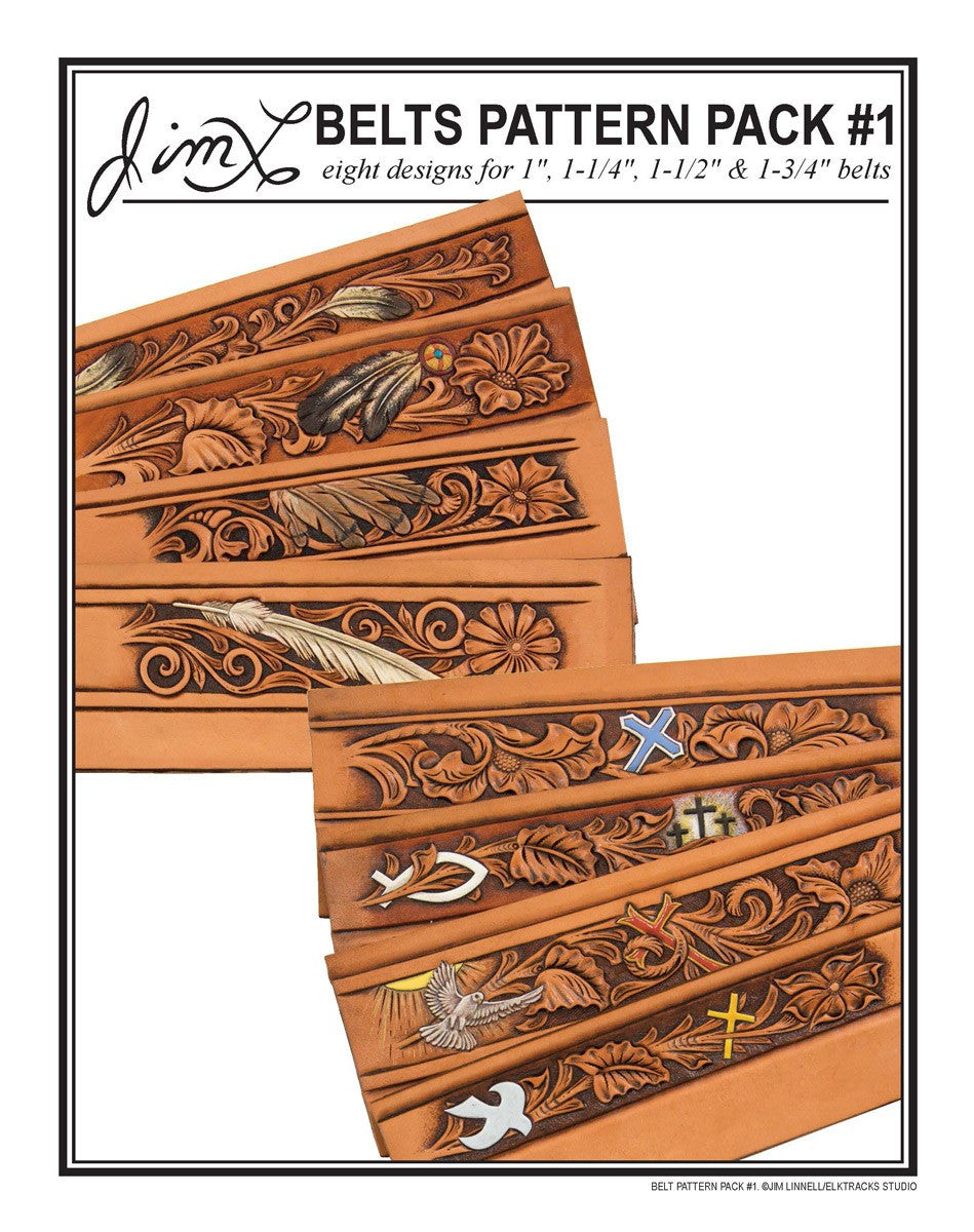 Belts Pattern Pack #1 - Jim Linnell | Pro Leather Carvers
