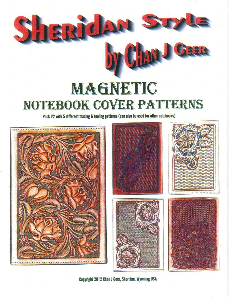 Sheridan Style Magnetic Notebook Cover Patterns | Pro Leather Carvers