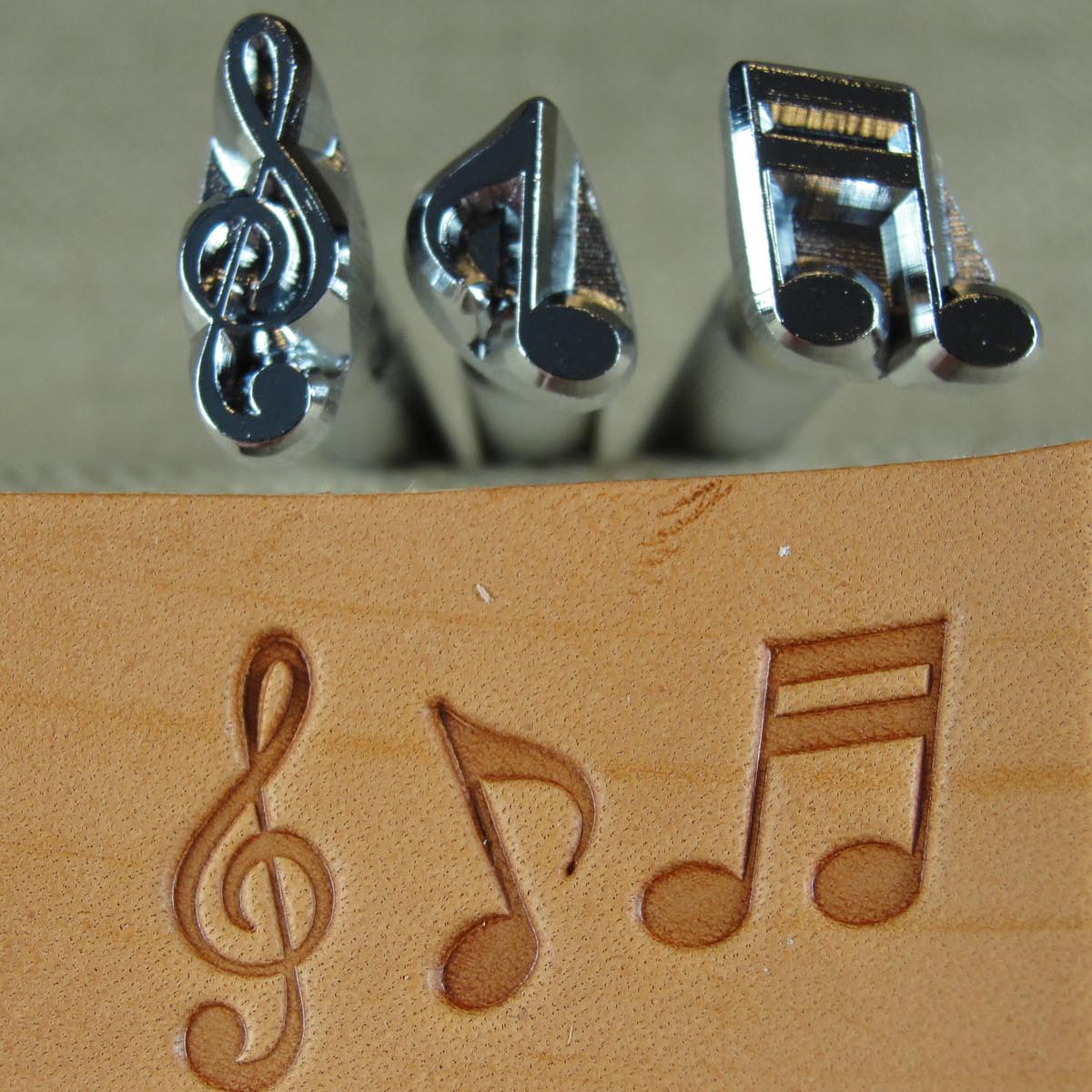 Music Notes Leather Stamp Set - Craft Japan | Pro Leather Carvers