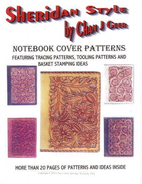 Sheridan Style Notebook Cover Leather Patterns | Pro Leather Carvers