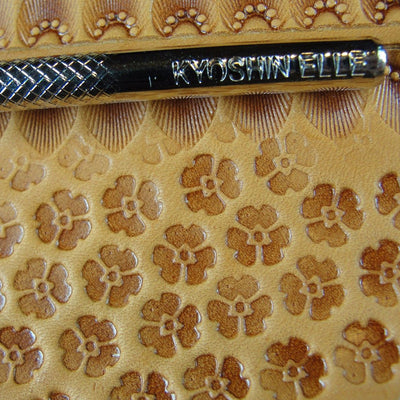 O134 Small Flower Leather Stamp - Kyoshin Elle | Pro Leather Carvers