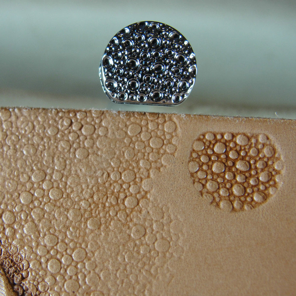 Large Pebble Matting Texture Leather Stamp | Pro Leather Carvers