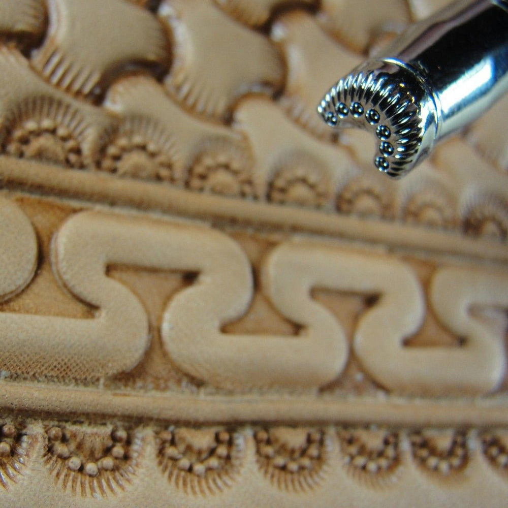 7-Seed Border Leather Stamp - Hide Crafter | Pro Leather Carvers