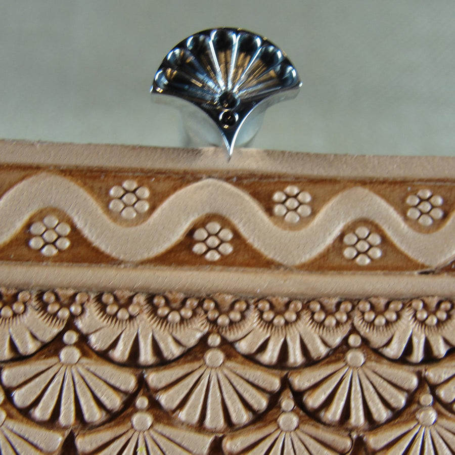 Petal Shell Geometric Leather Stamp - Barry King | Pro Leather Carvers