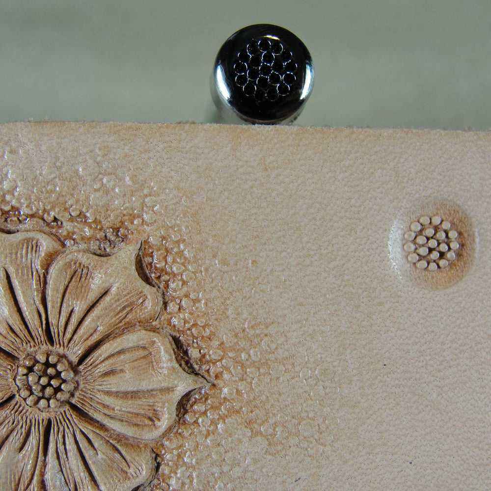 Small Cluster Flower Center Leather Stamp | Pro Leather Carvers