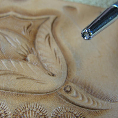 Vintage Craftool 705 Lined Seeder Leather Stamp | Pro Leather Carvers
