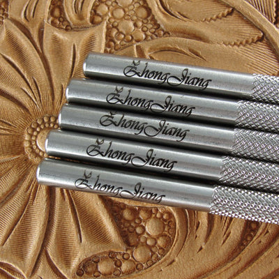 Set of 5 Seeder Stamping Tools - Stainless Steel | Pro Leather Carvers
