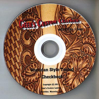 Sheridan Style Tooled Checkbook DVD - Chan Geer | Pro Leather Carvers