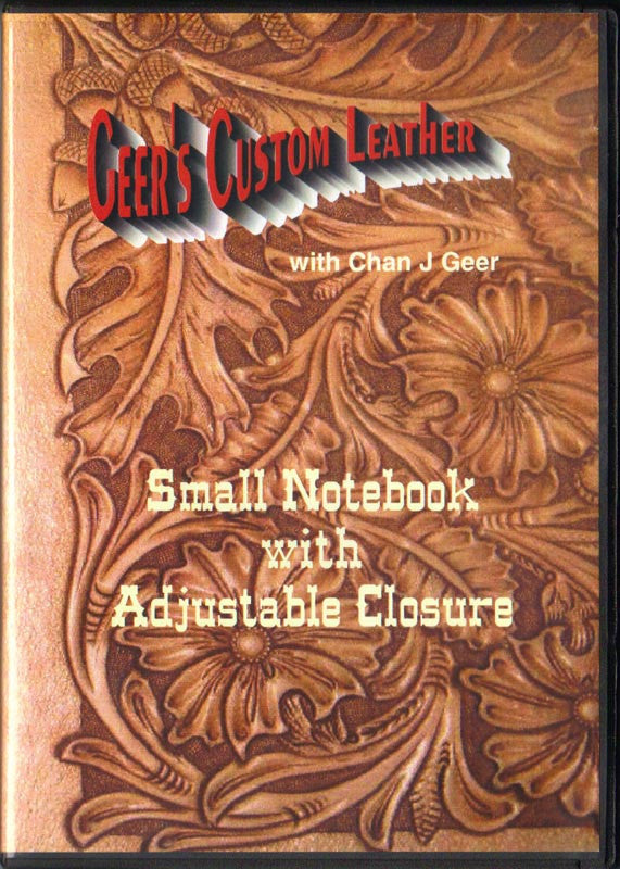 Sheridan Style Small Notebook DVD - Chan Geer | Pro Leather Carvers