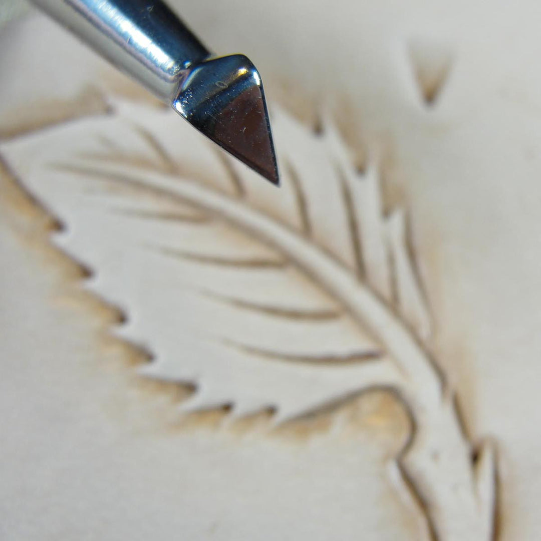 Smooth Triangle Beveler Leather Stamp - King | Pro Leather Carvers