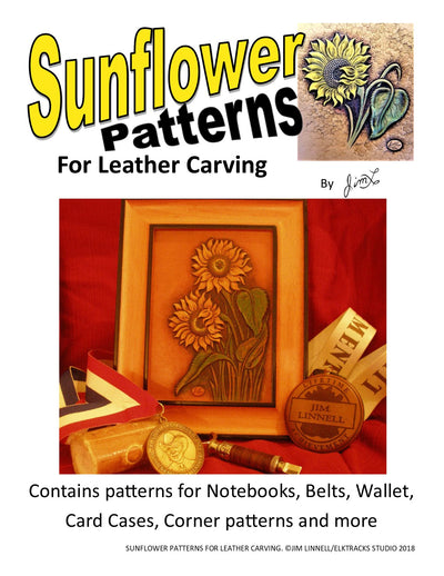 Sunflower Patterns for Leather by Jim Linnell | Pro Leather Carvers